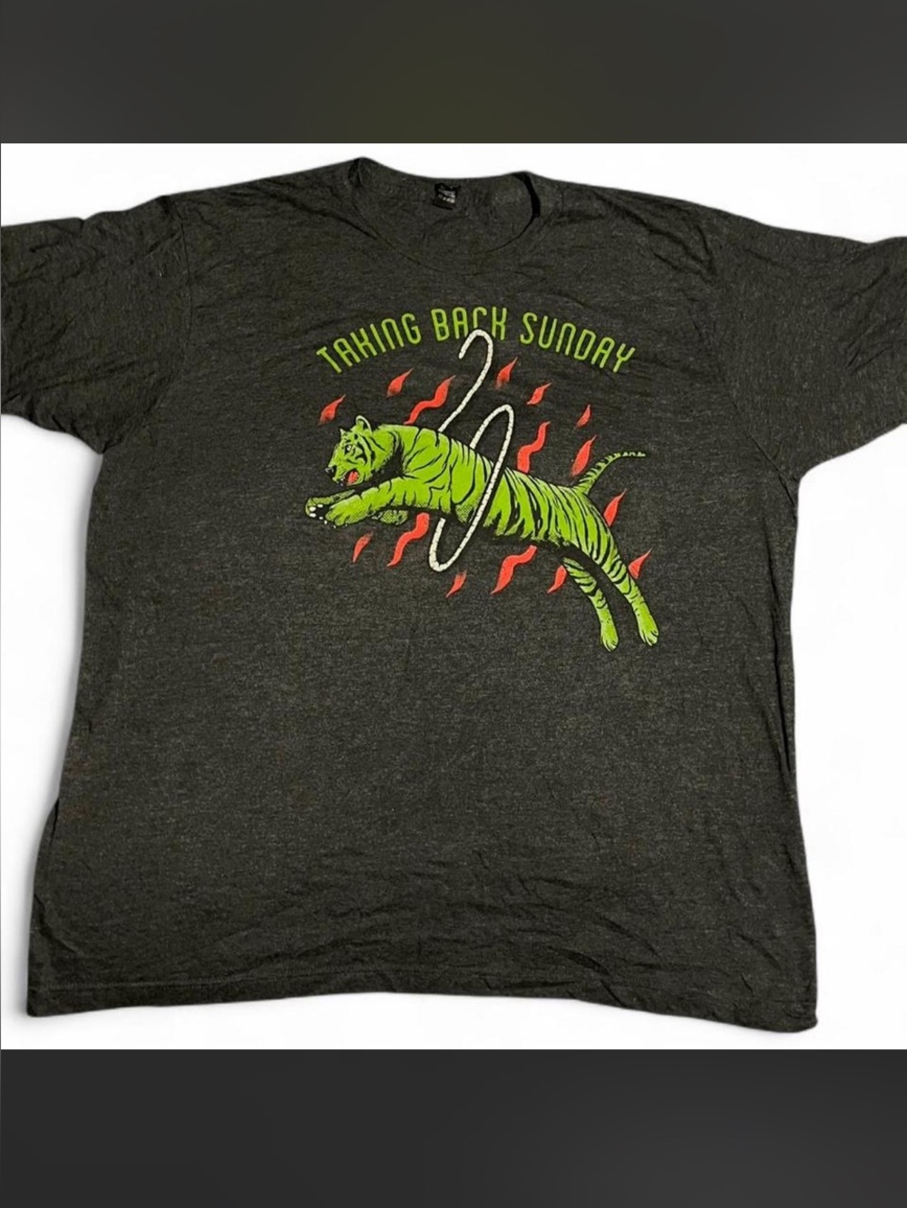 OG Taking Back Sunday Easy Tiger Tultex Graphic Band Tee XL